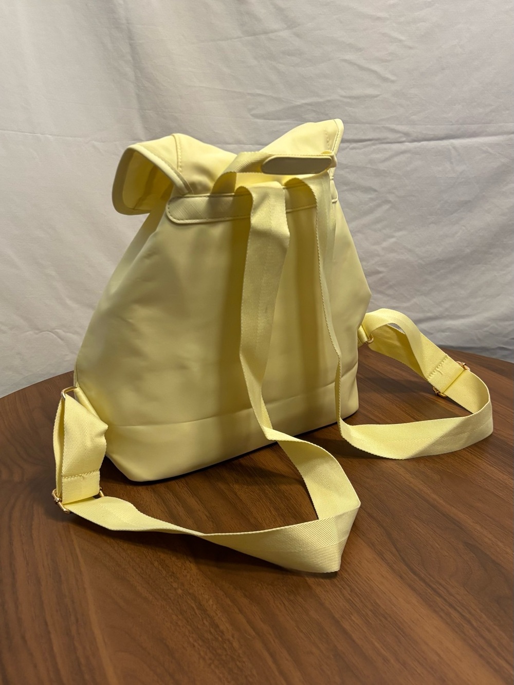 Butter Yellow Women's Drawstring Backpack - Picture 6 of 8